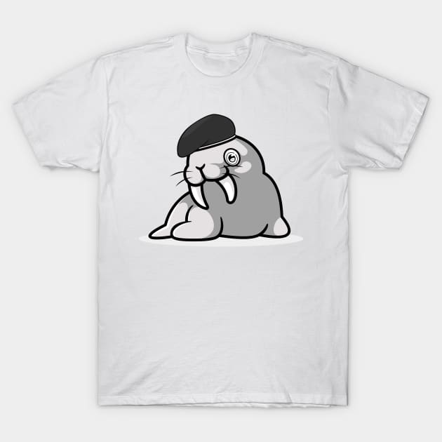 Busty, the Walrus. T-Shirt by imlying